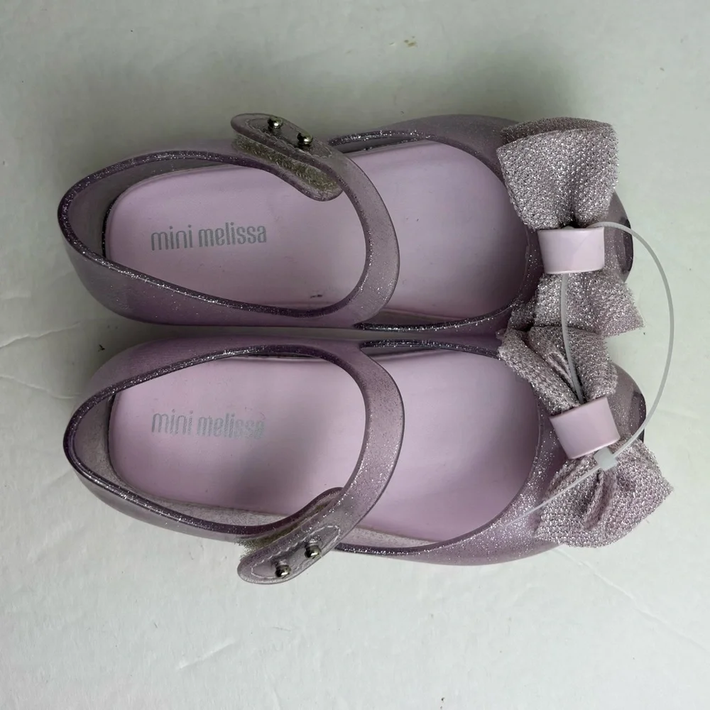 NEW Mini Melissa Kids' Ultragirl Sweet X Mary Jane Flat size 9